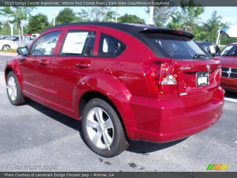 Inferno Red Crystal Pearl / Dark Slate Gray/Medium Graystone 2010 Dodge Caliber Mainstreet