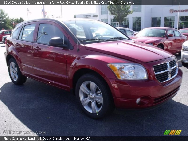 Inferno Red Crystal Pearl / Dark Slate Gray/Medium Graystone 2010 Dodge Caliber Mainstreet