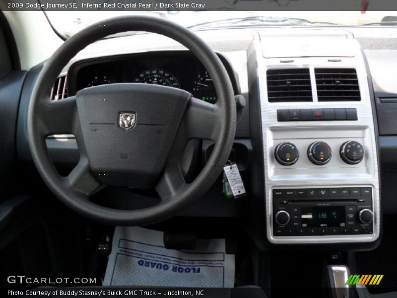 Inferno Red Crystal Pearl / Dark Slate Gray 2009 Dodge Journey SE