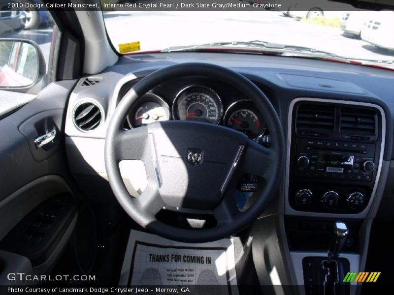 Inferno Red Crystal Pearl / Dark Slate Gray/Medium Graystone 2010 Dodge Caliber Mainstreet