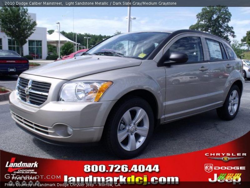 Light Sandstone Metallic / Dark Slate Gray/Medium Graystone 2010 Dodge Caliber Mainstreet