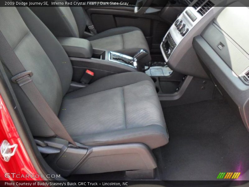 Inferno Red Crystal Pearl / Dark Slate Gray 2009 Dodge Journey SE