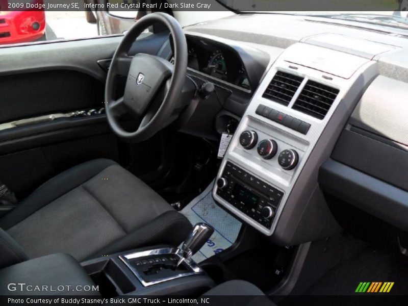 Inferno Red Crystal Pearl / Dark Slate Gray 2009 Dodge Journey SE