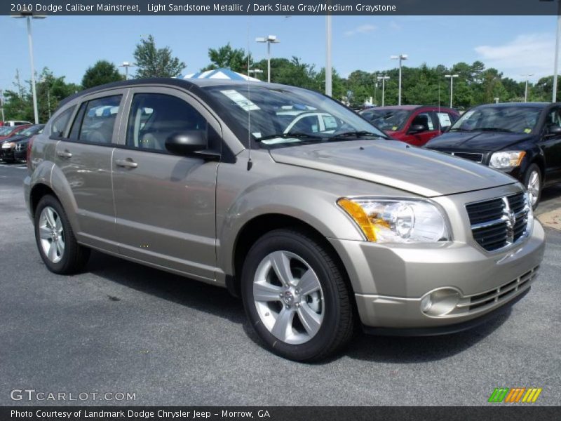 Light Sandstone Metallic / Dark Slate Gray/Medium Graystone 2010 Dodge Caliber Mainstreet