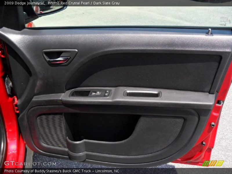 Inferno Red Crystal Pearl / Dark Slate Gray 2009 Dodge Journey SE