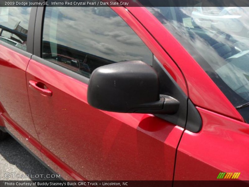 Inferno Red Crystal Pearl / Dark Slate Gray 2009 Dodge Journey SE