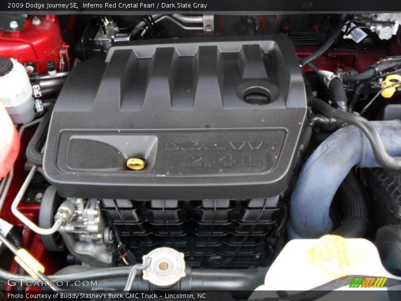 Inferno Red Crystal Pearl / Dark Slate Gray 2009 Dodge Journey SE