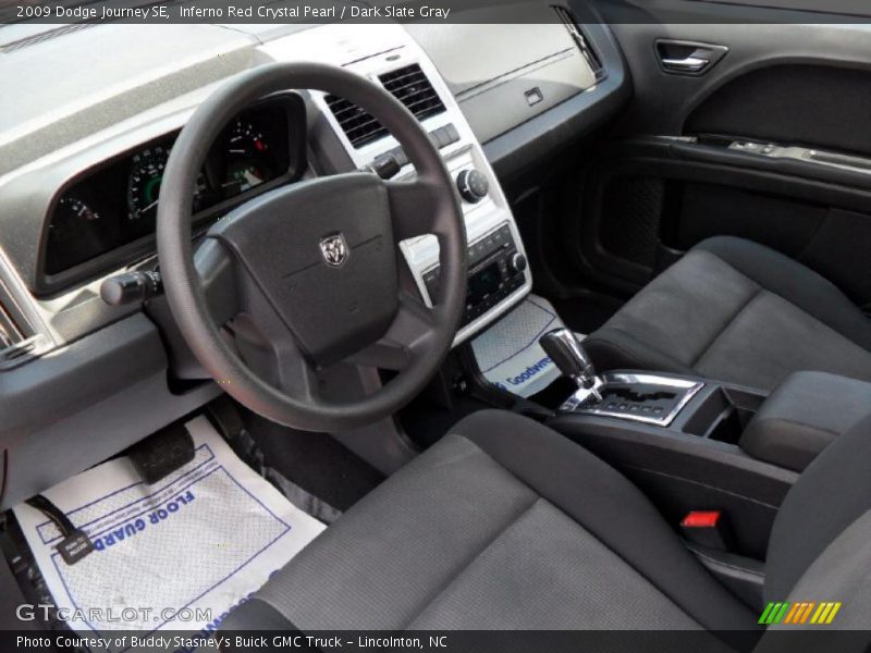 Inferno Red Crystal Pearl / Dark Slate Gray 2009 Dodge Journey SE