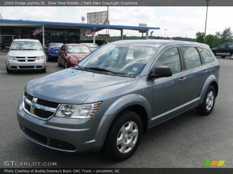 Silver Steel Metallic / Dark Slate Gray/Light Graystone 2009 Dodge Journey SE