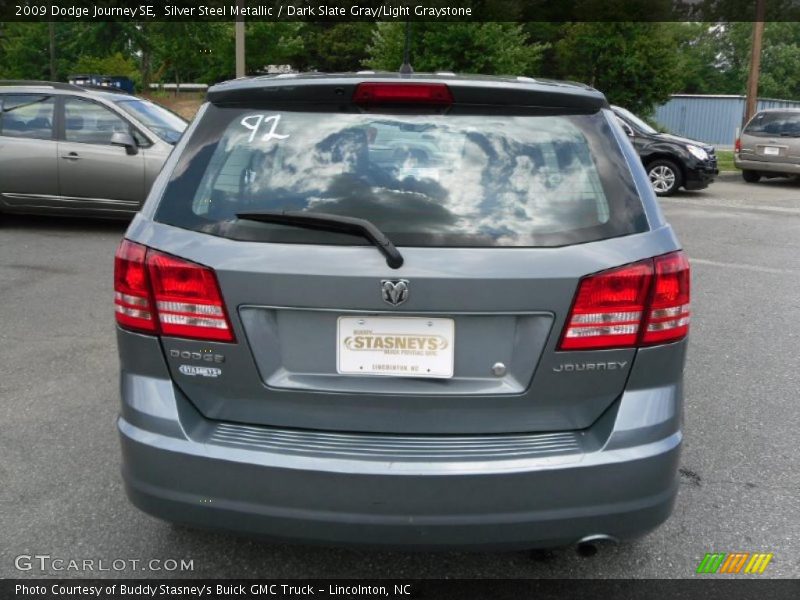 Silver Steel Metallic / Dark Slate Gray/Light Graystone 2009 Dodge Journey SE