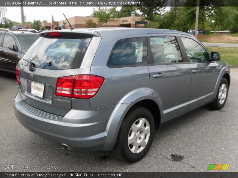 Silver Steel Metallic / Dark Slate Gray/Light Graystone 2009 Dodge Journey SE