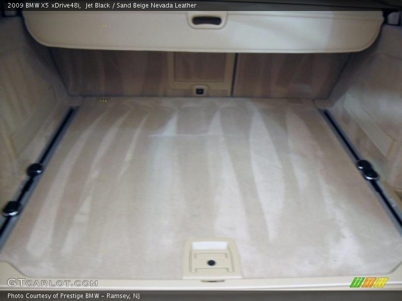 Jet Black / Sand Beige Nevada Leather 2009 BMW X5 xDrive48i