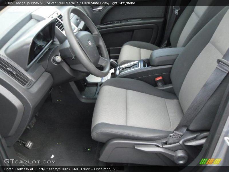 Silver Steel Metallic / Dark Slate Gray/Light Graystone 2009 Dodge Journey SE