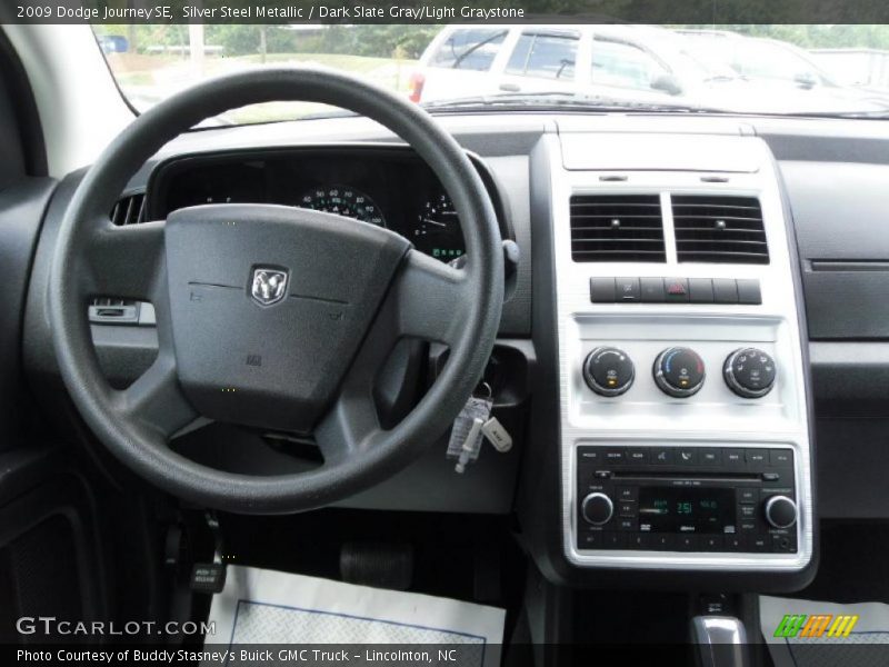 Silver Steel Metallic / Dark Slate Gray/Light Graystone 2009 Dodge Journey SE