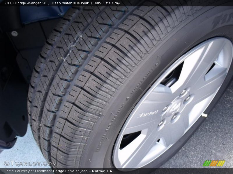 Deep Water Blue Pearl / Dark Slate Gray 2010 Dodge Avenger SXT