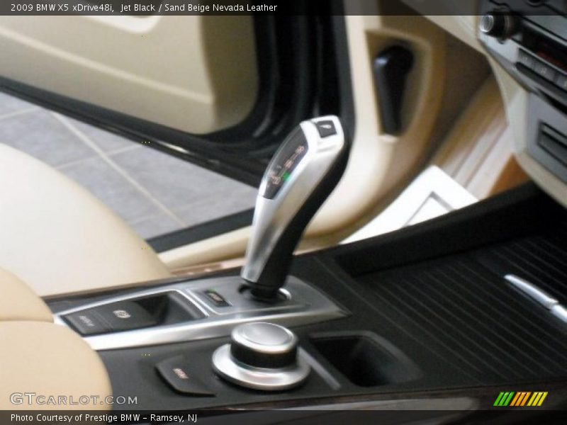 Jet Black / Sand Beige Nevada Leather 2009 BMW X5 xDrive48i