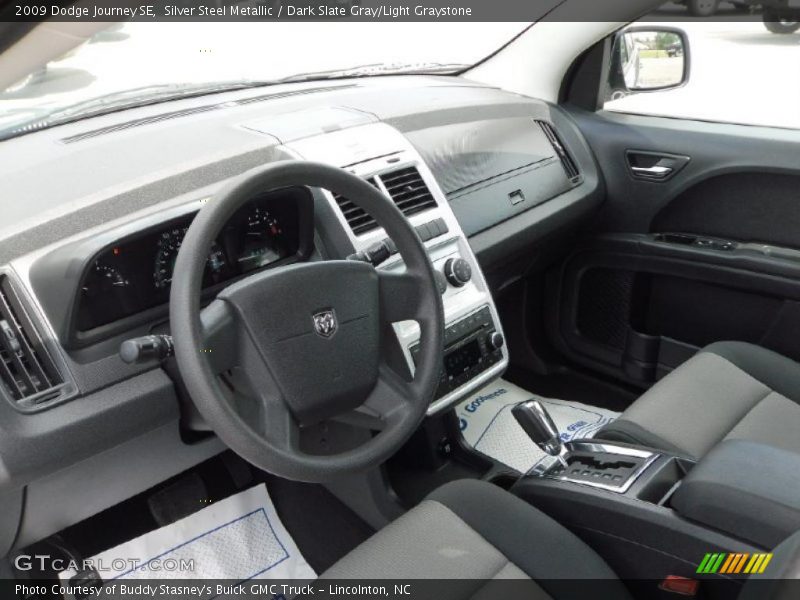 Silver Steel Metallic / Dark Slate Gray/Light Graystone 2009 Dodge Journey SE