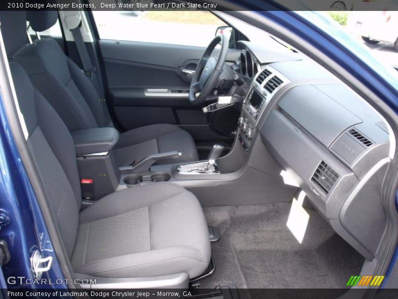 Deep Water Blue Pearl / Dark Slate Gray 2010 Dodge Avenger Express