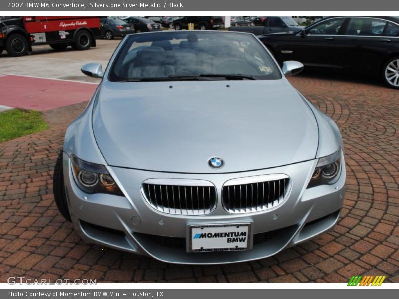 Silverstone Silver Metallic / Black 2007 BMW M6 Convertible