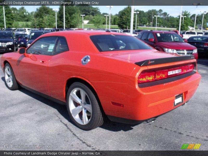 HEMI Orange / Dark Slate Gray 2010 Dodge Challenger SRT8