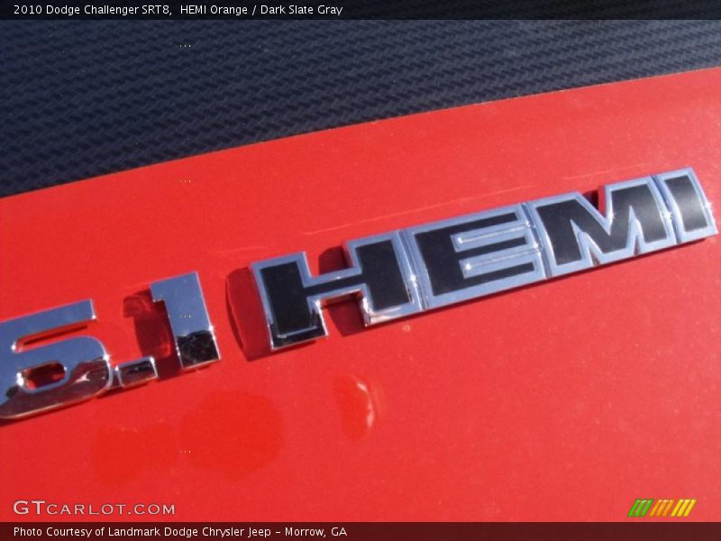 HEMI Orange / Dark Slate Gray 2010 Dodge Challenger SRT8