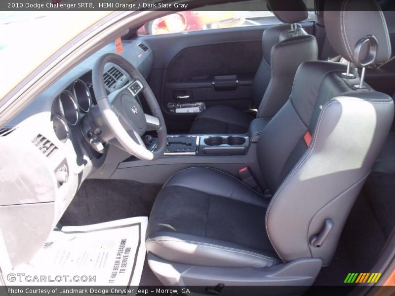 HEMI Orange / Dark Slate Gray 2010 Dodge Challenger SRT8