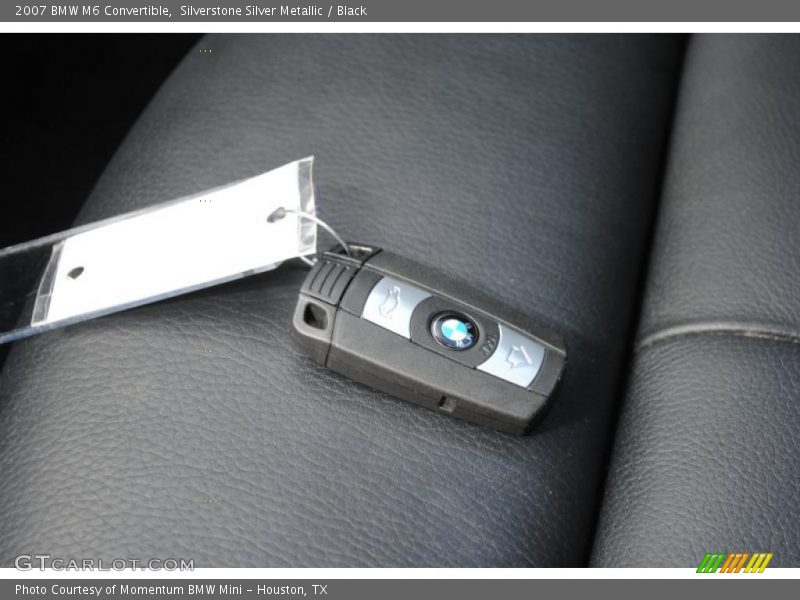 Silverstone Silver Metallic / Black 2007 BMW M6 Convertible