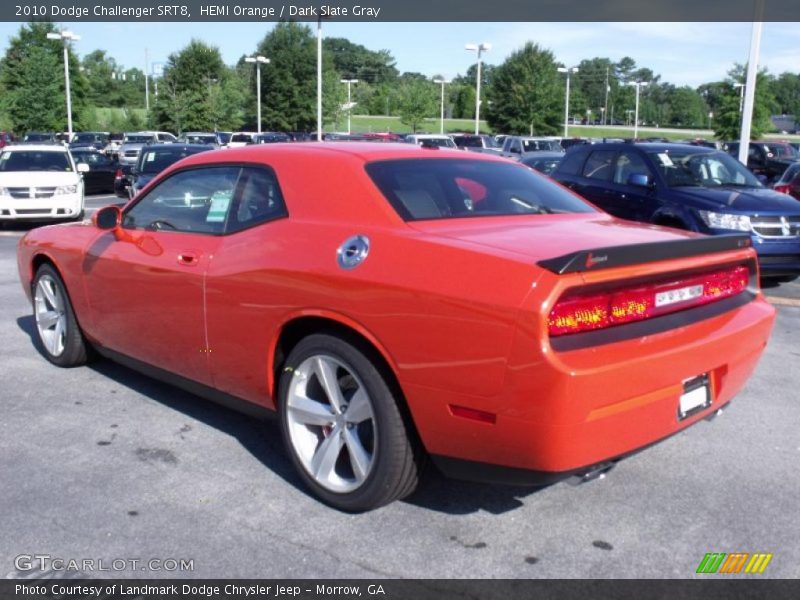HEMI Orange / Dark Slate Gray 2010 Dodge Challenger SRT8