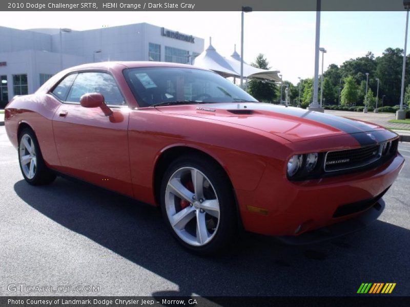 HEMI Orange / Dark Slate Gray 2010 Dodge Challenger SRT8