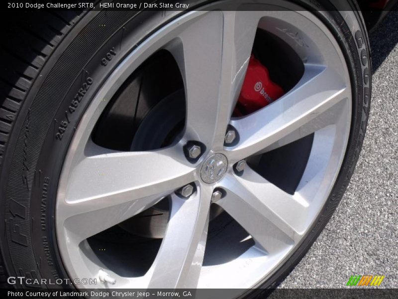 HEMI Orange / Dark Slate Gray 2010 Dodge Challenger SRT8