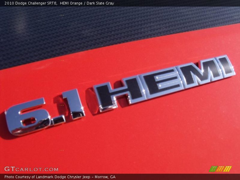 HEMI Orange / Dark Slate Gray 2010 Dodge Challenger SRT8