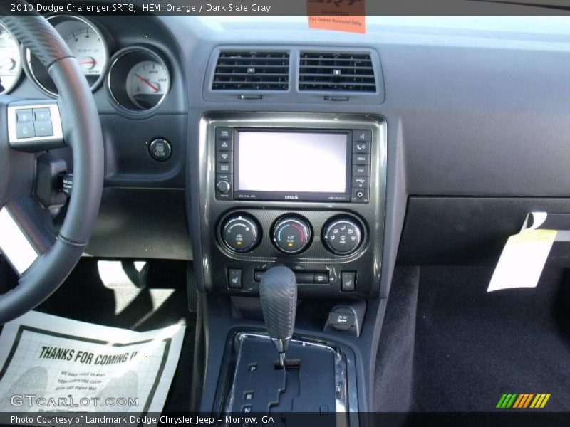 HEMI Orange / Dark Slate Gray 2010 Dodge Challenger SRT8