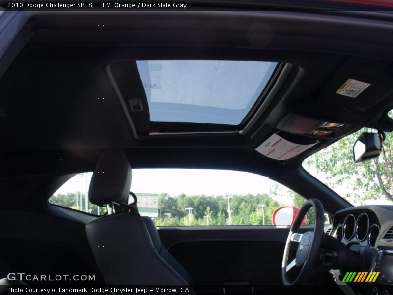 HEMI Orange / Dark Slate Gray 2010 Dodge Challenger SRT8
