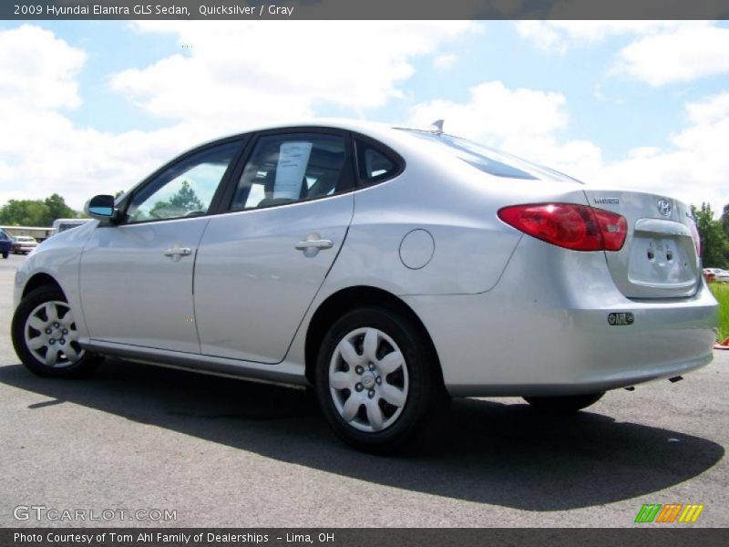 Quicksilver / Gray 2009 Hyundai Elantra GLS Sedan
