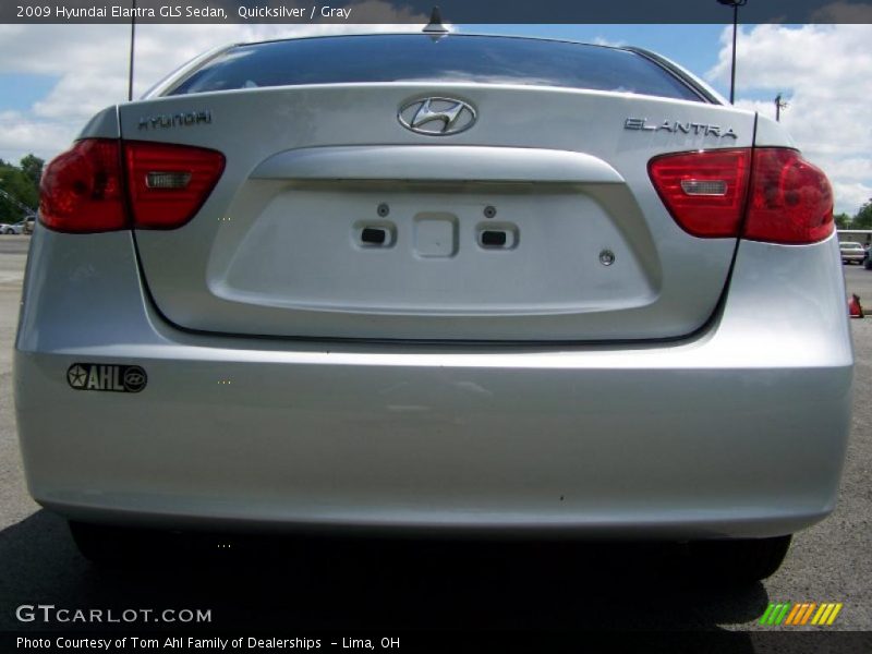 Quicksilver / Gray 2009 Hyundai Elantra GLS Sedan