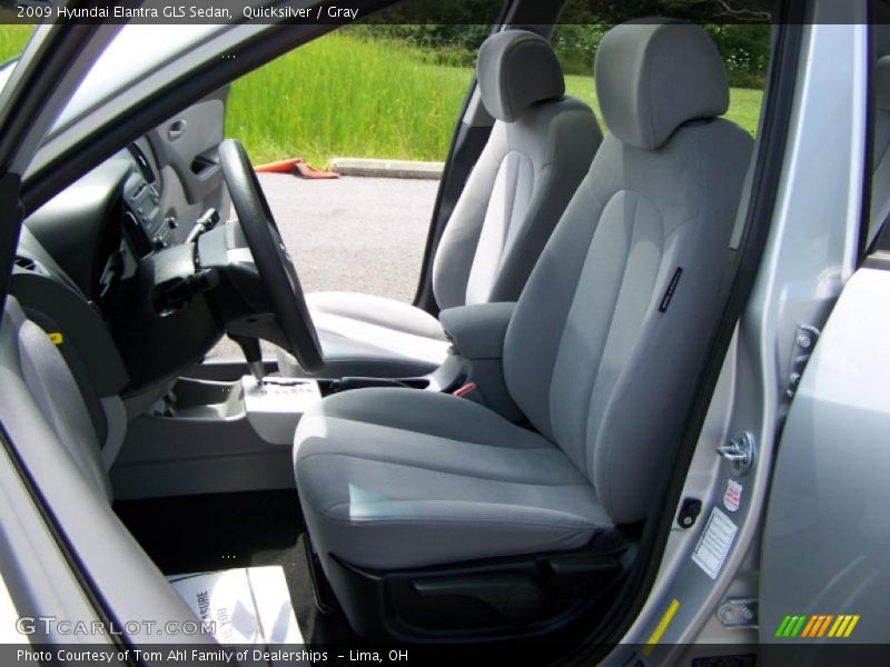 Quicksilver / Gray 2009 Hyundai Elantra GLS Sedan