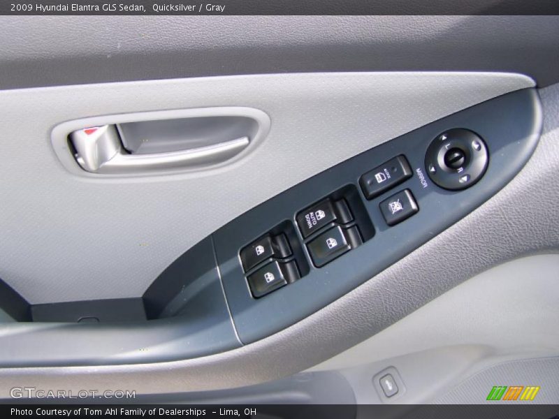 Quicksilver / Gray 2009 Hyundai Elantra GLS Sedan