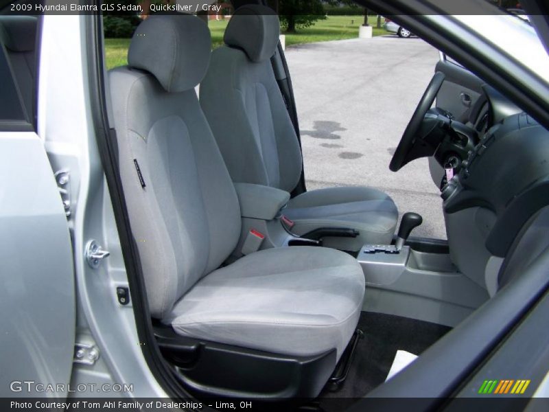 Quicksilver / Gray 2009 Hyundai Elantra GLS Sedan