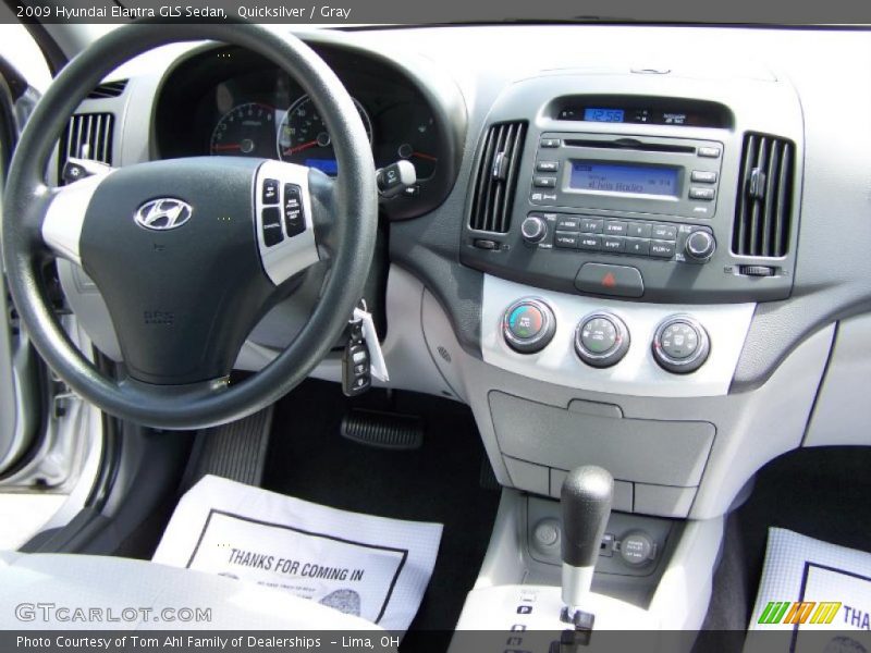 Quicksilver / Gray 2009 Hyundai Elantra GLS Sedan