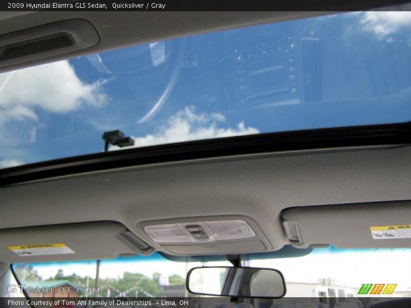Quicksilver / Gray 2009 Hyundai Elantra GLS Sedan