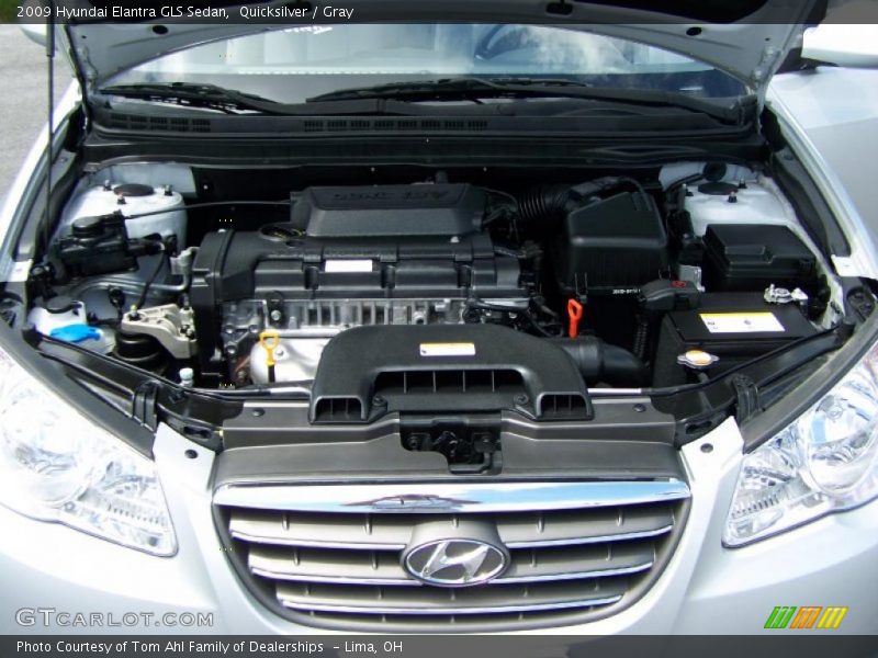 Quicksilver / Gray 2009 Hyundai Elantra GLS Sedan