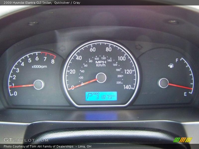Quicksilver / Gray 2009 Hyundai Elantra GLS Sedan