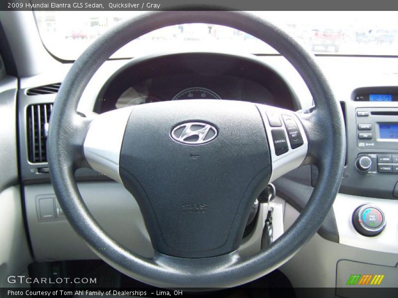 Quicksilver / Gray 2009 Hyundai Elantra GLS Sedan