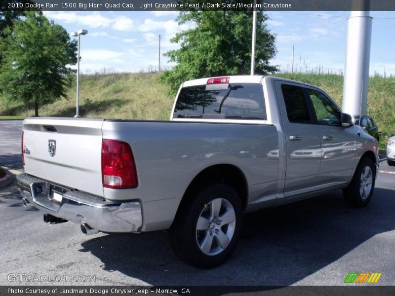 Light Graystone Pearl / Dark Slate/Medium Graystone 2010 Dodge Ram 1500 Big Horn Quad Cab