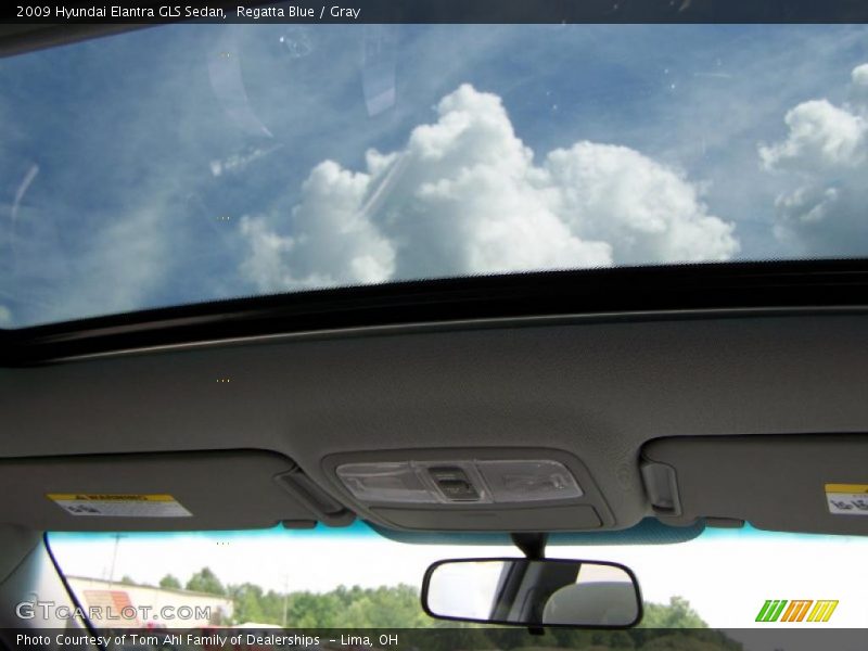 Regatta Blue / Gray 2009 Hyundai Elantra GLS Sedan
