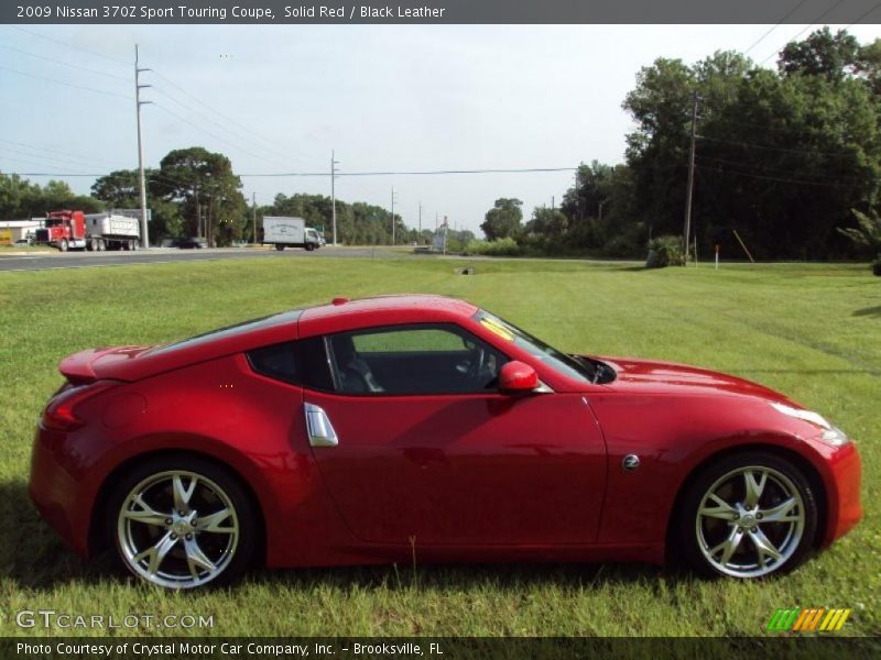 Solid Red / Black Leather 2009 Nissan 370Z Sport Touring Coupe