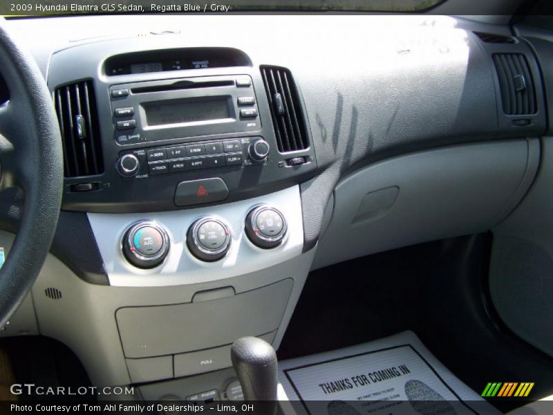 Regatta Blue / Gray 2009 Hyundai Elantra GLS Sedan