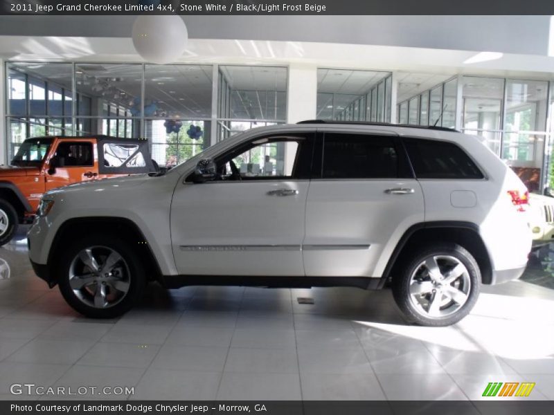 Stone White / Black/Light Frost Beige 2011 Jeep Grand Cherokee Limited 4x4