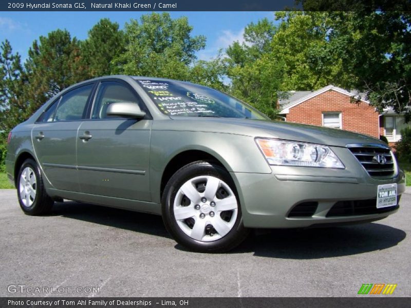 Natural Khaki Green / Camel 2009 Hyundai Sonata GLS