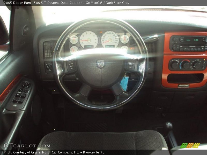Go ManGo! / Dark Slate Gray 2005 Dodge Ram 1500 SLT Daytona Quad Cab 4x4